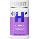 Habit Libido Supplement 60 capsules front view for natural energy support.