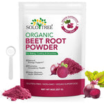 Newseel Beet Root Powder front view of 8 ounce pouch for natural energy.