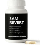 SCEZROB Kleos Cortisol 3 AM Revert 60 capsules bottle front view for stress management.