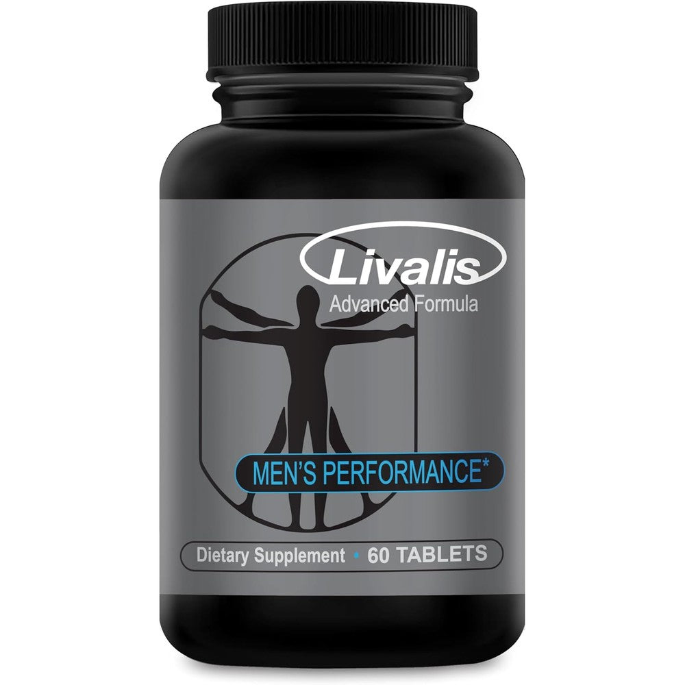 Livalis Male Enlargement Formula front view 60 tablets bottle