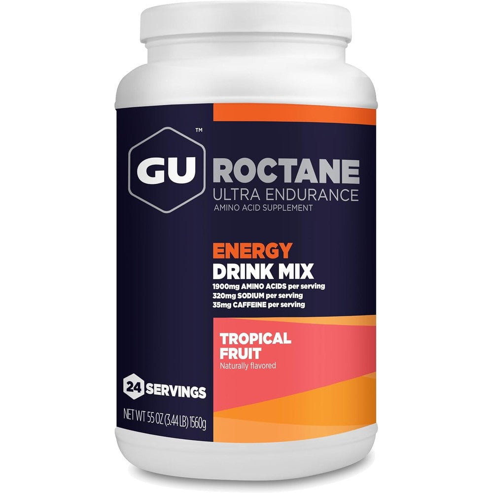 GU Energy Roctane Ultra Endurance Energy Drink Mix 3.44 Pound front view for endurance athletes.