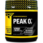 PrimaForce Peak O2 workout supplement bottle for athletic performance