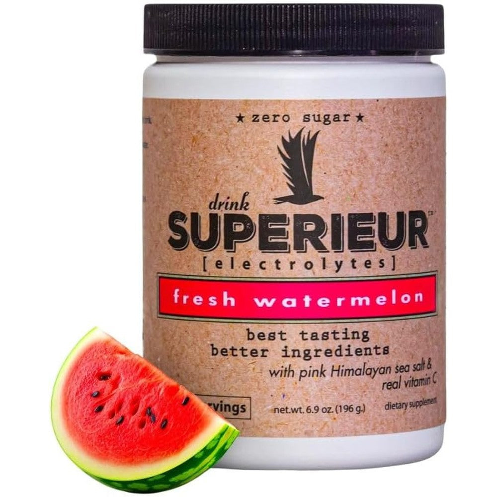 Superieur Electrolytes watermelon flavor 70 servings plant based powder