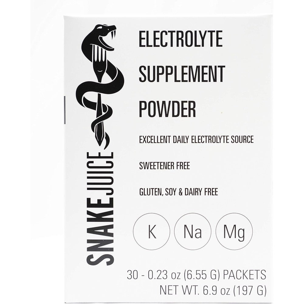SNAKE Juice keto diet electrolyte powder unflavored 30 packet box