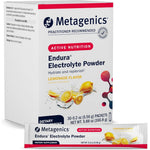Metagenics Endura electrolyte balance powder lemonade 30 packets box