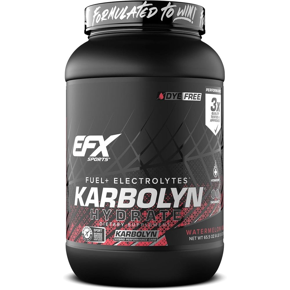 EFX Sports Karbolyn Hydrate watermelon flavor carbohydrate powder for sports performance
