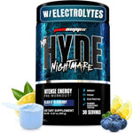 ProSupps Mr. Hyde Nightmare Pre Workout Black N' Blueberry front label showing 30 servings.