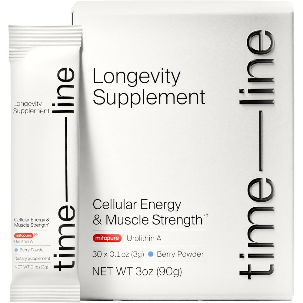 Timeline Mitopure Urolithin A supplement powder 500 mg for cellular health