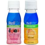 ReliOn Glucose Shot 2 Pack front view fast acting glucose for diabetes.