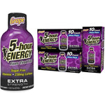 5-Hour Energy Extra Strength Grape 30 Count front view energy shot bottles