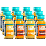 Unrooted Good Energy Shot 12 pack front view natural energy supplement