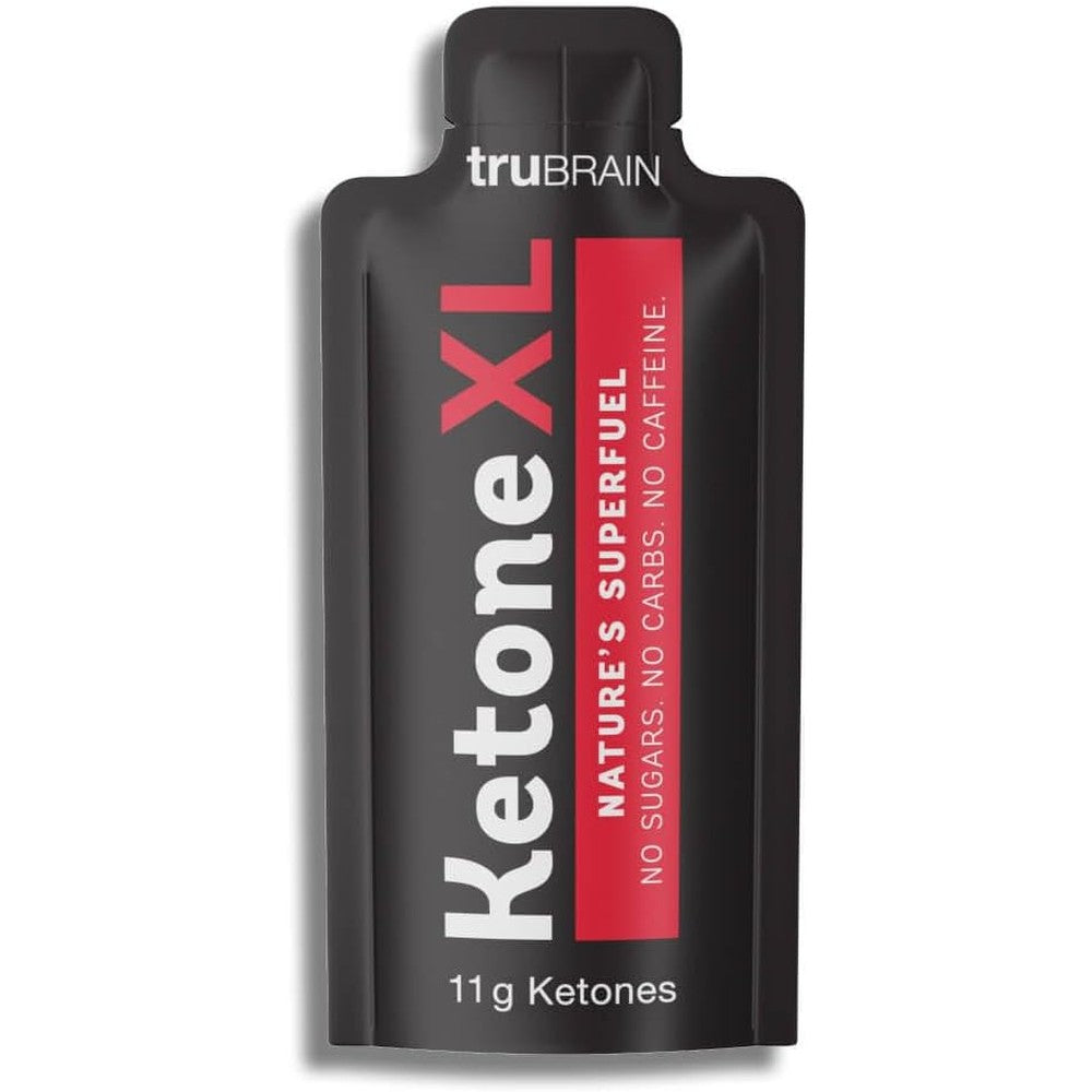 TruBrain Ketone XL Shots front view of 10 pack box.