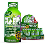 Vitamin Energy Focus Plus Extra Strength Grape Shot front view for mental clarity