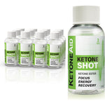 KetoneAid Ketone Shot 12 count pack front view for keto energy