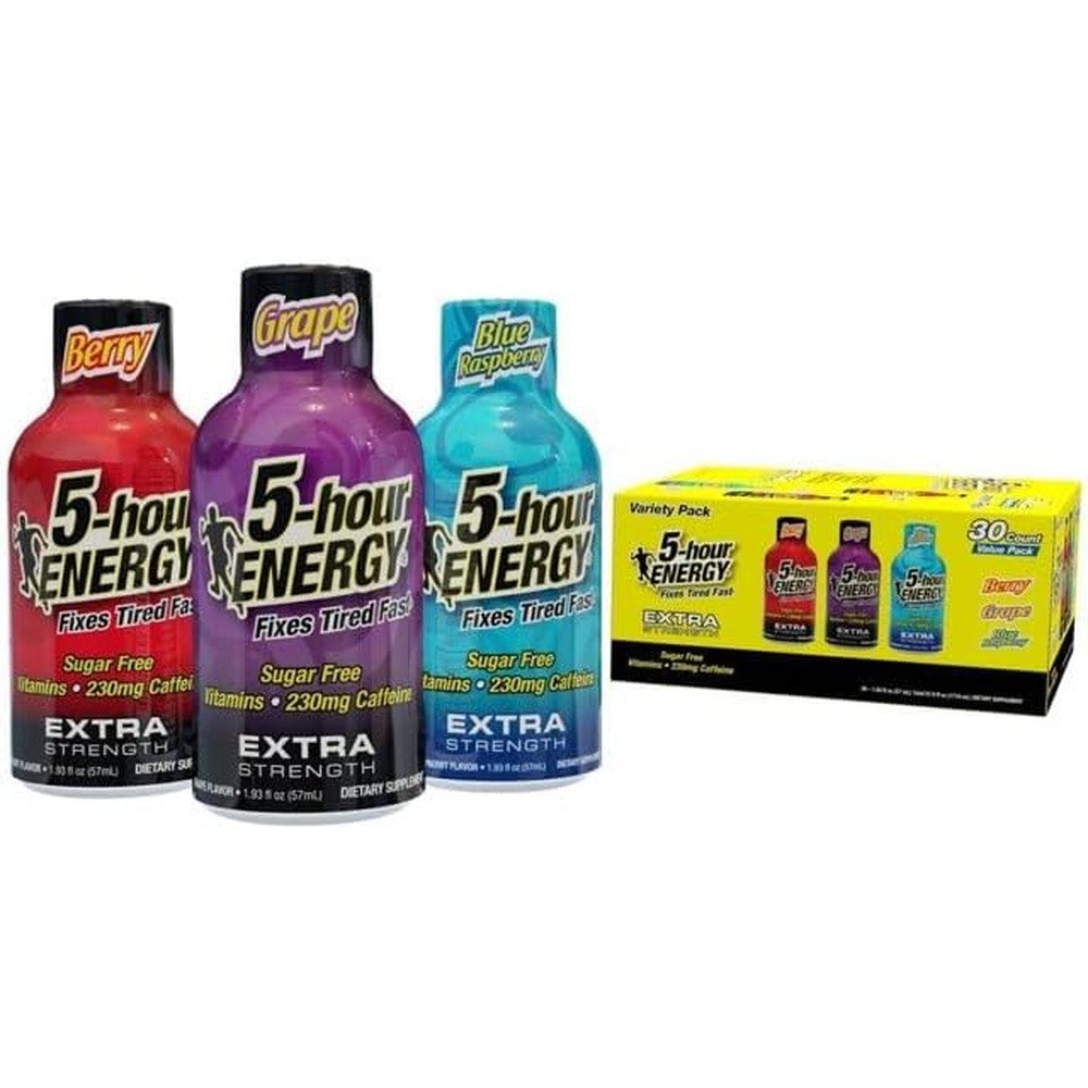 Allday Caffeine Energy Spray variety pack front view for fast focus.