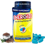 iSatori Energize 84 Tablets front packaging showing time release energy best natural energy drinks