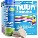 Nuun Sport Hydration Electrolyte Tablets 40 Count pack front view