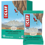CLIF BAR Cool Mint Chocolate 10 Pack front view energy protein bars
