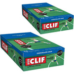 CLIF BAR Chocolate Chip Energy Bars front view showing 12 count box for athletes.