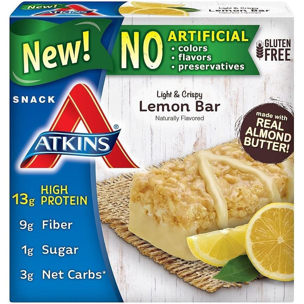 Dr. Fuhrman G-BOMBS Nutrition Bar Lemon Cookie 12 count box front view plant based snack