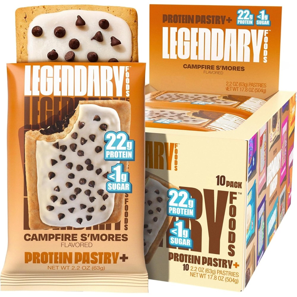 Legendary Foods Campfire Smores Protein Pastry 8 Pack front view
