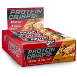 BSN Protein Crisp Bar Peanut Butter Crunch front view box of 12