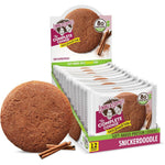 Lenny and Larry's Snickerdoodle Complete Cookie front packaging 12 pack box.