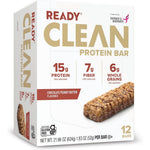 Ready Clean Protein Bars Chocolate Peanut Butter 12 pack front view