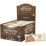 GoMacro MacroBar Organic Vegan Protein Bars Variety Pack 12 Count front view showing assortment of flavors.