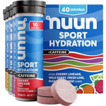 Nuun Sport Electrolyte plus Caffeine Mango Orange front view pack
