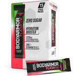 BODYARMOR Flash IV Strawberry Kiwi Electrolyte Packets front view for rapid hydration.