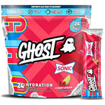 GHOST Hydration Sour Patch Kids Blue Raspberry sticks front packaging view