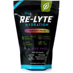 REDMOND Re-Lyte Hydration Variety Pack front view showing 30 stick packs.
