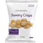 WonderSlim Protein Snack Chips Party Mix front view protein crisps