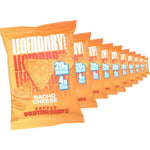 Legendary Foods Nacho Cheese Popped Protein Chips front view high protein snack