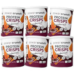 Power Crunch Protein Crisps BBQ Pack of 6 front view showing protein content