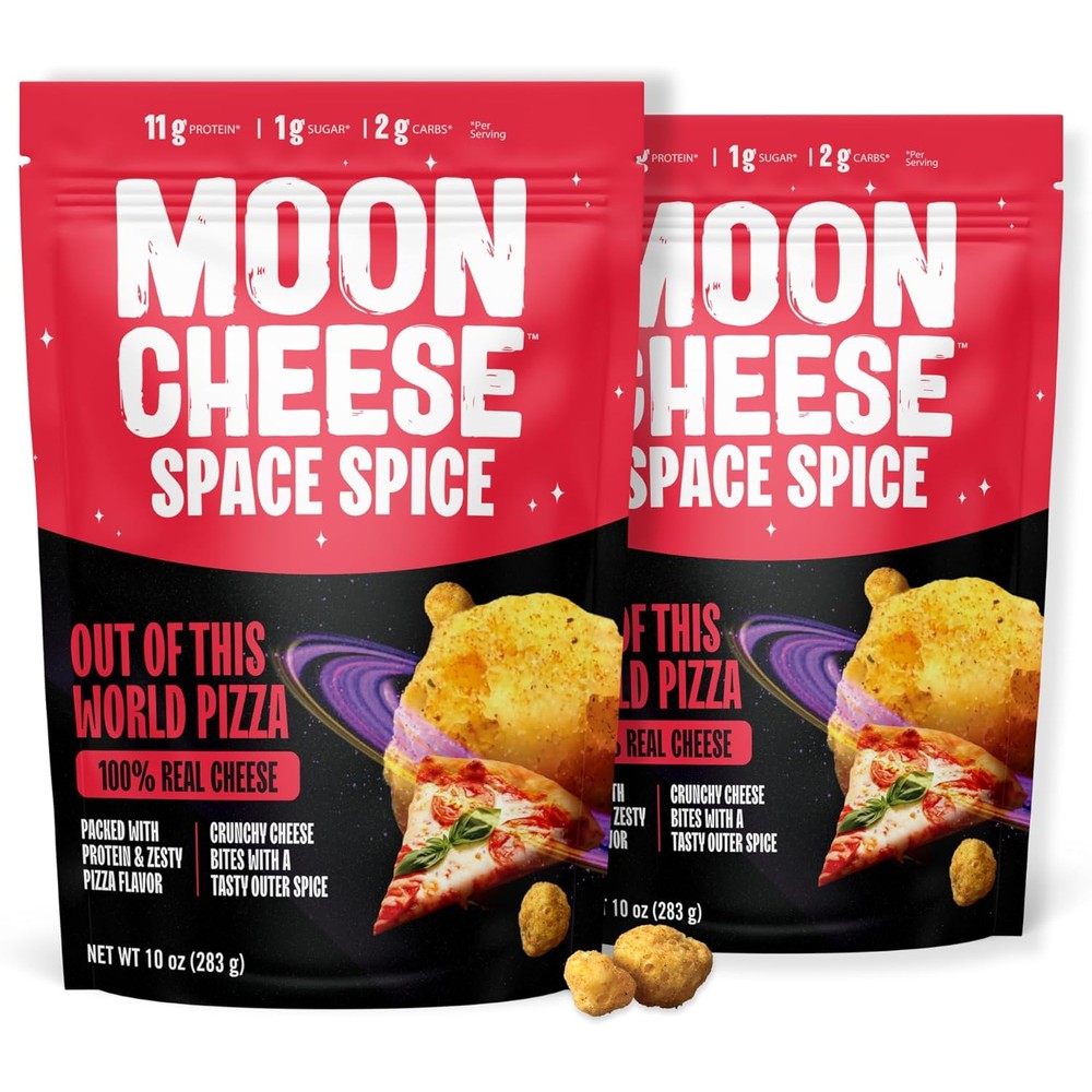 Moon Cheese Space Spice Out Of This World Pizza front view packaging