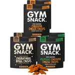Gym Snack Protein Crisps Variety Pack front view high protein vegan snacks