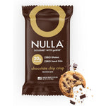 CleanForm Nutrition Nulla Gourmet Protein Bar front view of Chocolate Chip Crisp packaging.