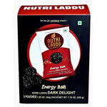 Nutri Laddu Dark Delight box front view keto energy balls