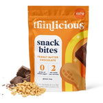 Thinlicious Peanut Butter Chocolate Chip Keto Snack Bites front packaging view