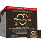 Andrew Lessman ChocoNuvo Cafe 91 Percent Cacao front packaging authentic USA import.
