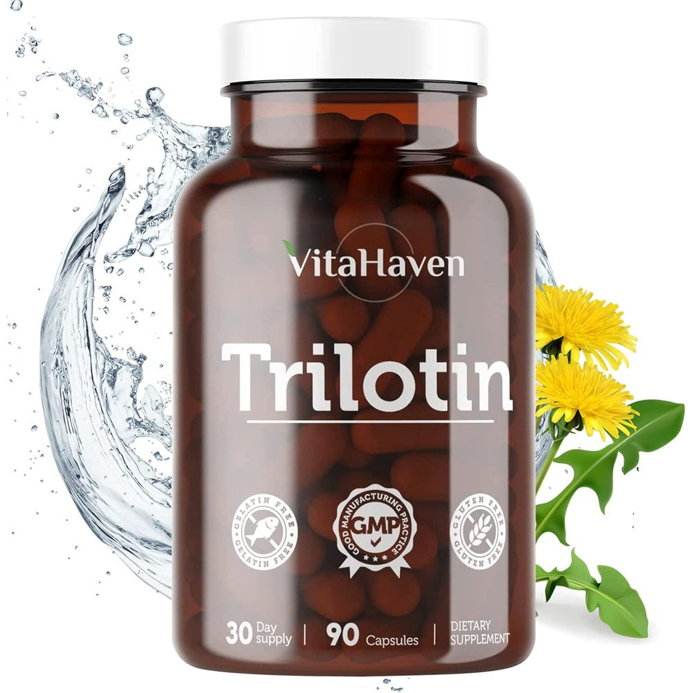 Trilotin: Swollen Feet and Ankles Treatment for Women and Men with Edema of The Lower Leg - Reduce Swelling in Feet and Ankles from Water Retention- Includes: Dandelion Root, Parsley Leaf & More