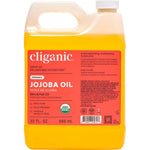 Cliganic Organic Jojoba Oil 32 Ounce front view natural moisturizer