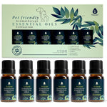 Pursonic Pet Friendly Aromatherapy Essential Oils Collection front view of 6-pack set.