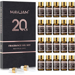 MAYJAM Fragrance Oil Gift Set 20 pack box front view for aromatherapy