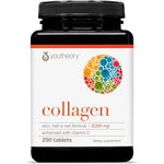 Youtheory collagen advanced 6000mg tablets front view bottle supplement