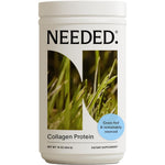 Needed Hydrolyzed Collagen Protein Powder unflavored one pound front packaging view
