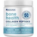 NativePath Bone Health Collagen Peptides front view container for bone density support