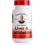 Christopher's Original Formulas Liver and Gallbladder 100 Capsules front bottle view